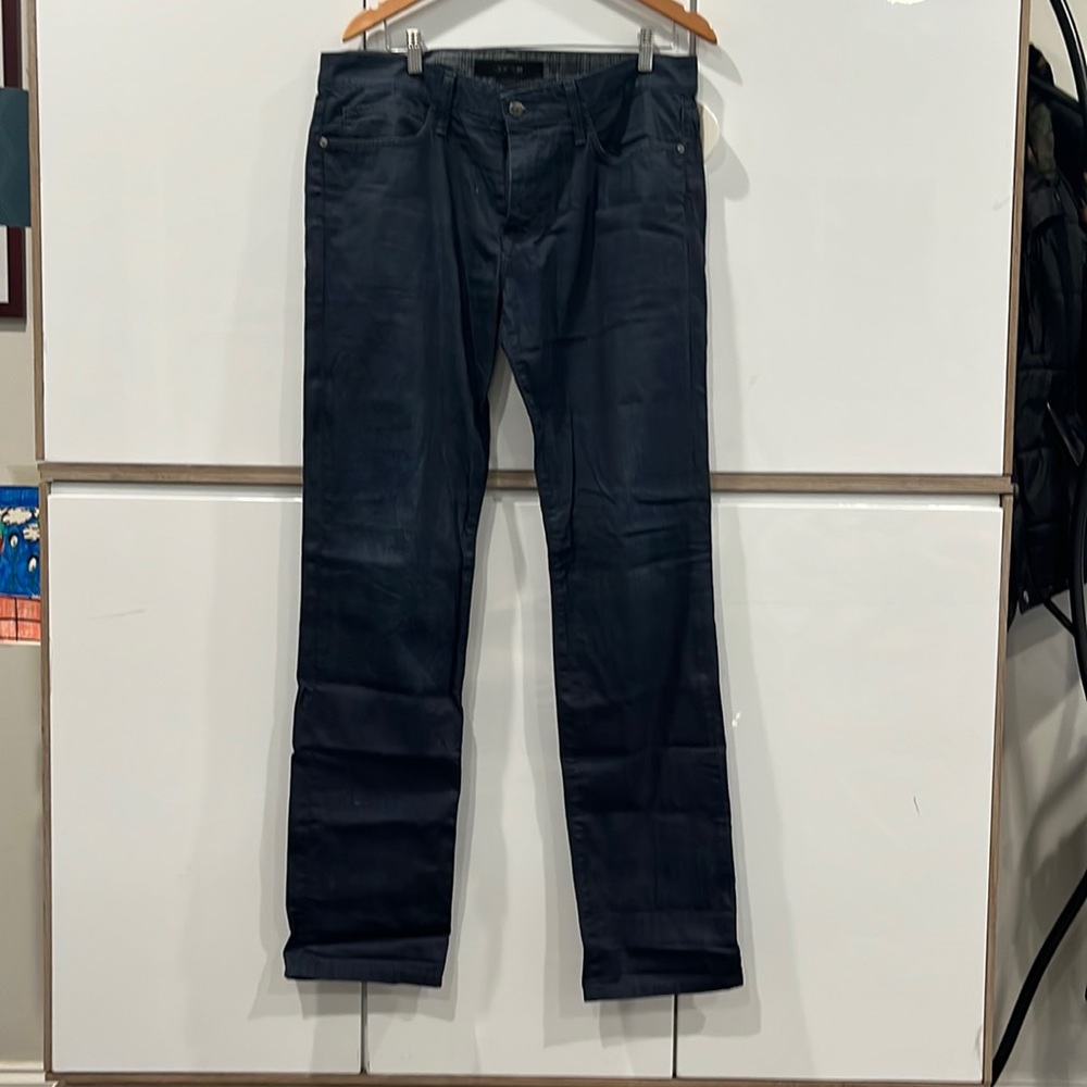 Joes jeans, waist 34, true solid blue, beautiful lining inside the jeans